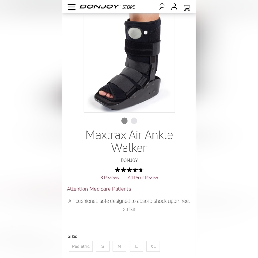 DonJoy The MaxTrax Air Ankle walker